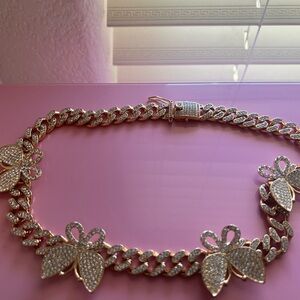 Elegant Gold Butterfly Necklace